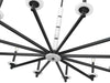 Chandelier Z-Lite 3045-12MB Matte Black Kaden 12 Light Chandelier Z-Lite