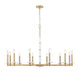 Chandelier Z-Lite 3045-12MGLD Modern Gold Kaden 12 Light Chandelier Z-Lite