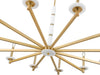 Chandelier Z-Lite 3045-12MGLD Modern Gold Kaden 12 Light Chandelier Z-Lite
