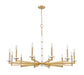 Chandelier Z-Lite 3045-12MGLD Modern Gold Kaden 12 Light Chandelier Z-Lite