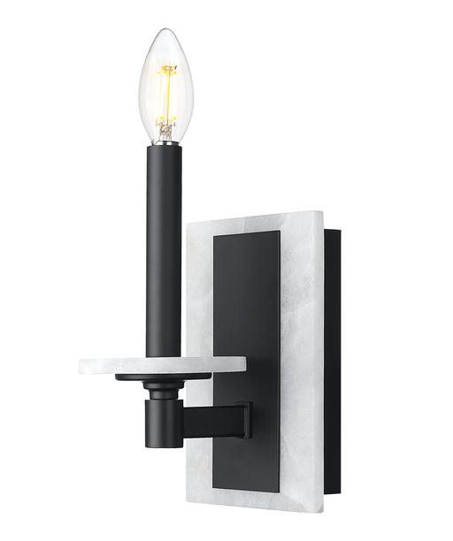 Wall Sconce Z-Lite 3045-1S-MB Matte Black Kaden 1 Light Wall Sconce Z-Lite