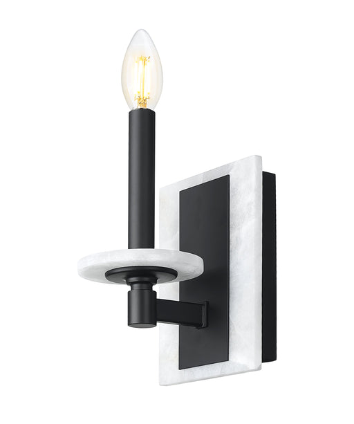 Wall Sconce Z-Lite 3045-1S-MB Matte Black Kaden 1 Light Wall Sconce Z-Lite