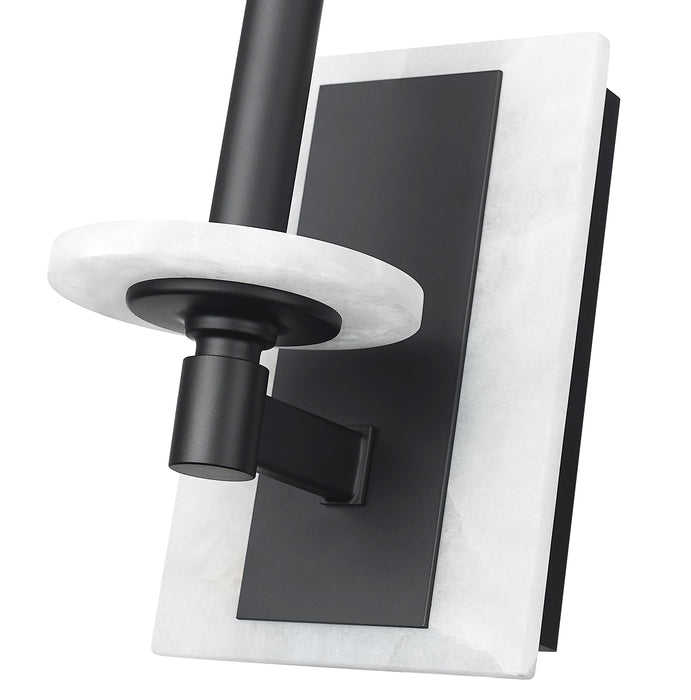 Wall Sconce Z-Lite 3045-1S-MB Matte Black Kaden 1 Light Wall Sconce Z-Lite