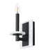 Wall Sconce Z-Lite 3045-1S-MB Matte Black Kaden 1 Light Wall Sconce Z-Lite