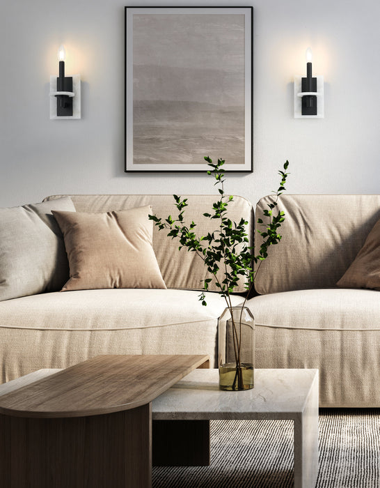 Wall Sconce Z-Lite 3045-1S-MB Matte Black Kaden 1 Light Wall Sconce Z-Lite