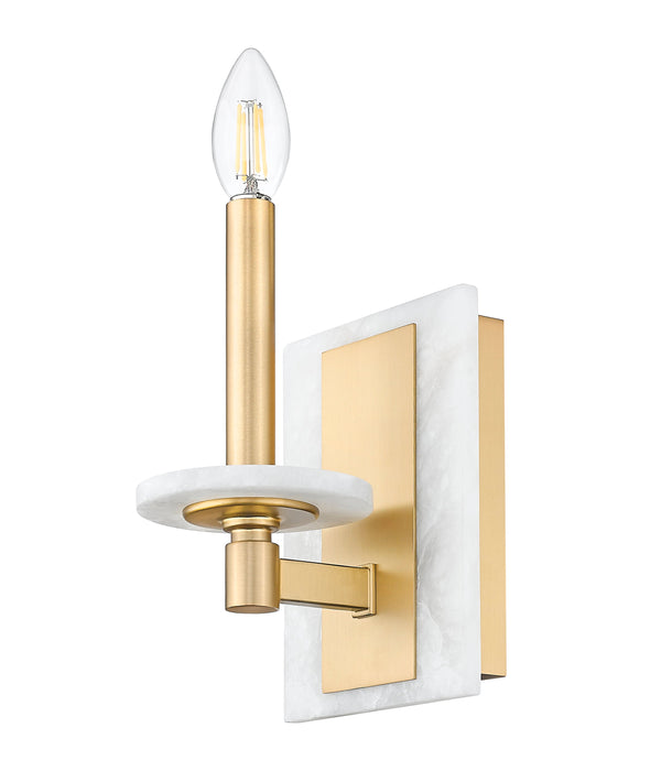 Wall Sconce Z-Lite 3045-1S-MGLD Modern Gold Kaden 1 Light Wall Sconce Z-Lite