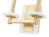 Wall Sconce Z-Lite 3045-2S-MGLD Modern Gold Kaden 2 Light Wall Sconce Z-Lite