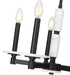 Chandelier Z-Lite 3045-5MB Matte Black Kaden 5 Light Chandelier Z-Lite