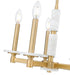 Chandelier Z-Lite 3045-5MGLD Modern Gold Kaden 5 Light Chandelier Z-Lite