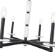 Chandelier Z-Lite 3045-8MB Matte Black Kaden 8 Light Chandelier Z-Lite