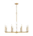Chandelier Z-Lite 3045-8MGLD Modern Gold Kaden 8 Light Chandelier Z-Lite