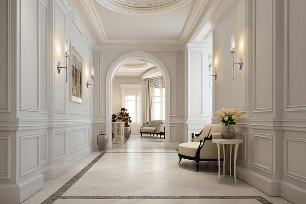 Wall Sconce Z-Lite 3047-1S-BN Brushed Nickel Esme 1 Light Wall Sconce Z-Lite