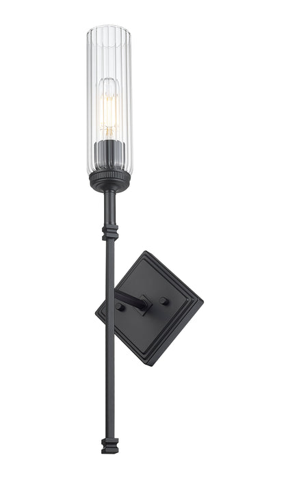 Wall Sconce Z-Lite 3047-1S-MB Matte Black Esme 1 Light Wall Sconce Z-Lite