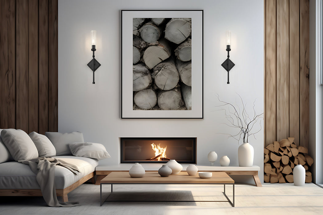 Wall Sconce Z-Lite 3047-1S-MB Matte Black Esme 1 Light Wall Sconce Z-Lite