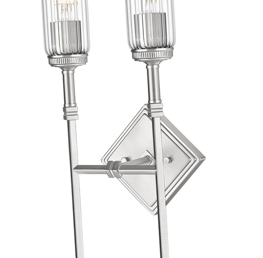 Wall Sconce Z-Lite 3047-2S-BN Brushed Nickel Esme 2 Light Wall Sconce Z-Lite