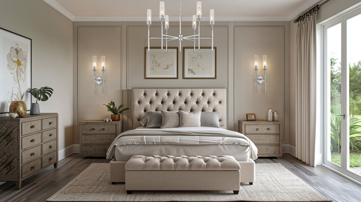 Wall Sconce Z-Lite 3047-2S-BN Brushed Nickel Esme 2 Light Wall Sconce Z-Lite