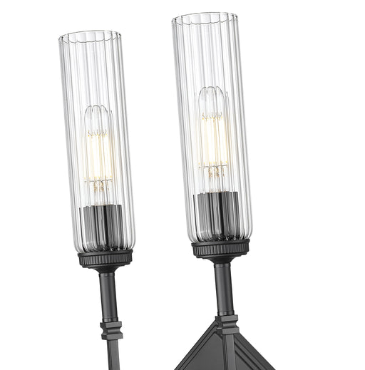 Wall Sconce Z-Lite 3047-2S-MB Matte Black Esme 2 Light Wall Sconce Z-Lite