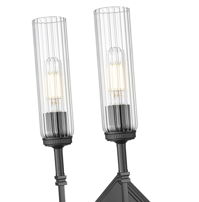 Wall Sconce Z-Lite 3047-2S-MB Matte Black Esme 2 Light Wall Sconce Z-Lite