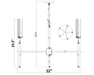 Chandelier Z-Lite 3047-5MB Matte Black Esme 5 Light Chandelier Z-Lite