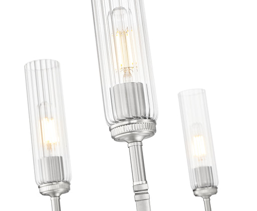 Chandelier Z-Lite 3047-6BN Brushed Nickel Esme 6 Light Chandelier Z-Lite