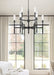Chandelier Z-Lite 3047-9MB Matte Black Esme 9 Light Chandelier Z-Lite