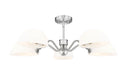 Chandelier Z-Lite 3048-5BN Brushed Nickel Breton 5 Light Chandelier Z-Lite