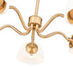 Chandelier Z-Lite 3048-5MGLD Modern Gold Breton 5 Light Chandelier Z-Lite