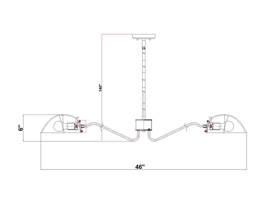 Chandelier Z-Lite 3048-8BN Brushed Nickel Breton 8 Light Chandelier Z-Lite