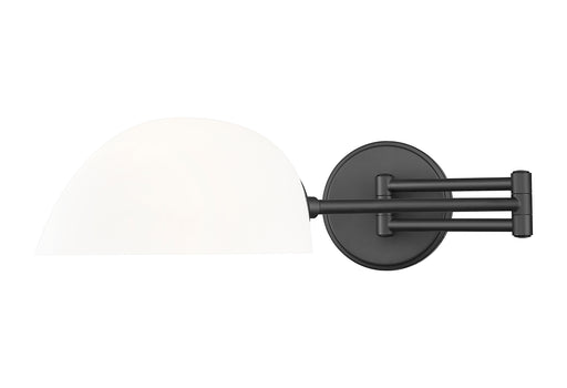 Wall Sconce Z-Lite 3048S-MB Matte Black Breton 1 Light Wall Sconce Z-Lite