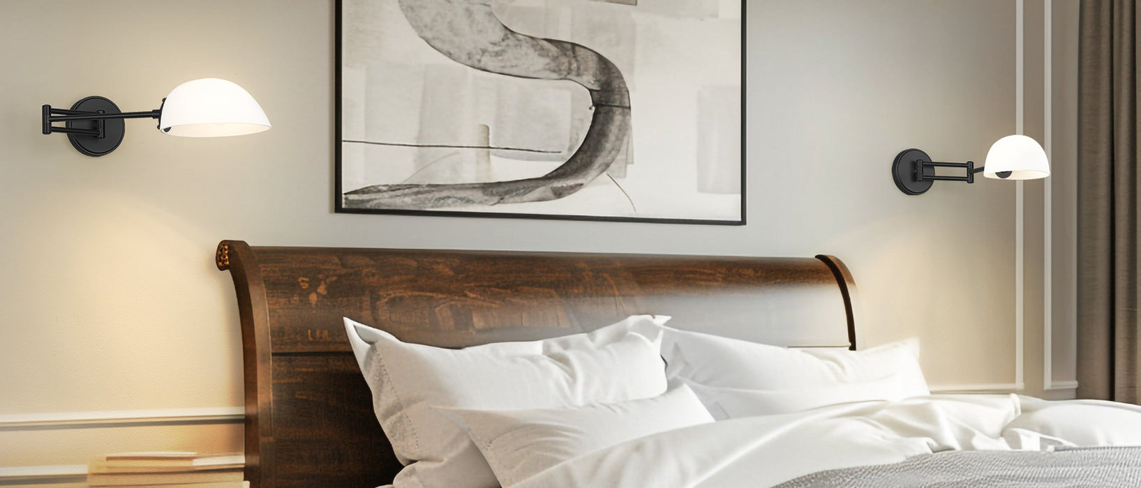 Wall Sconce Z-Lite 3048S-MB Matte Black Breton 1 Light Wall Sconce Z-Lite