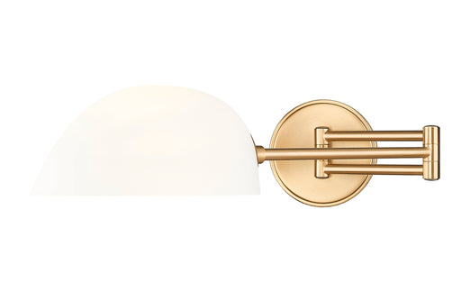 Wall Sconce Z-Lite 3048S-MGLD Modern Gold Breton 1 Light Wall Sconce Z-Lite