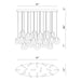 Eurofase 37194-027 Paget 44" Chrome LED Chandelier