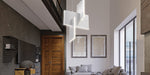 Eurofase 37347-035 Coburg 23" Anodized Silver LED Pendant Light
