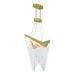 Eurofase 47187-016 Vivien 32" Matte Gold LED Chandelier