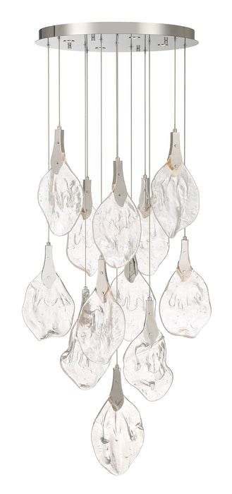 Eurofase 50102-013 Jateo 24" Polished Nickel LED Chandelier