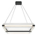 Eurofase 50052-028 Neoness 34" Matte Black LED Chandelier