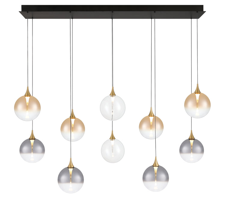 Eurofase 48932-046 Iissa 47" Gold LED Chandelier