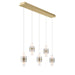 Eurofase 45595-011 Rola 42" Gold LED Chandelier