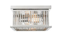 Flush Mount Z-Lite 333F2PN Polished Nickel Camellia 2 Light Flush Mount Z-Lite