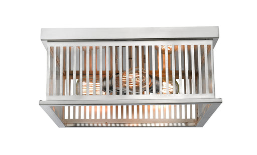 Flush Mount Z-Lite 333F3BN Brushed Nickel Camellia 3 Light Flush Mount Z-Lite