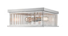 Flush Mount Z-Lite 333F3BN Brushed Nickel Camellia 3 Light Flush Mount Z-Lite