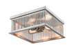 Flush Mount Z-Lite 333F3BN Brushed Nickel Camellia 3 Light Flush Mount Z-Lite