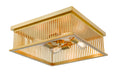 Flush Mount Z-Lite 333F4BR Brass Camellia 4 Light Flush Mount Z-Lite