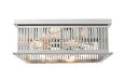 Flush Mount Z-Lite 333F4PN Polished Nickel Camellia 4 Light Flush Mount Z-Lite