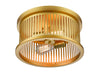 Flush Mount Z-Lite 334F2BR Brass Camellia 2 Light Flush Mount Z-Lite