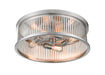 Flush Mount Z-Lite 334F4BN Brushed Nickel Camellia 4 Light Flush Mount Z-Lite