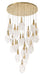 Eurofase 49920-024 Jateo 40" Gold LED Chandelier