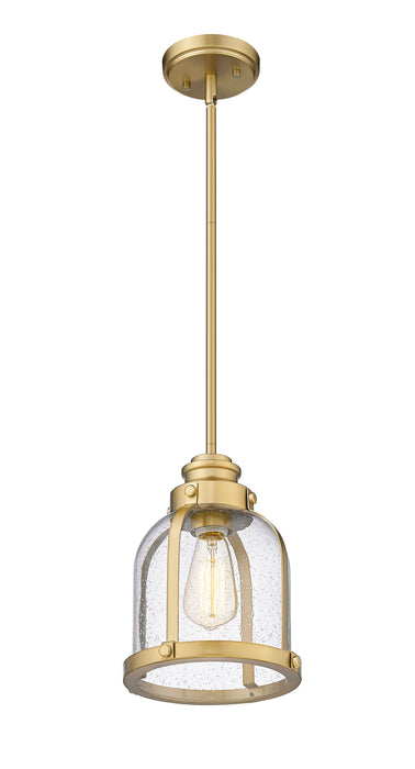 Pendant Z-Lite 337MP-HBR Heritage Brass Burren 1 Light Pendant Z-Lite