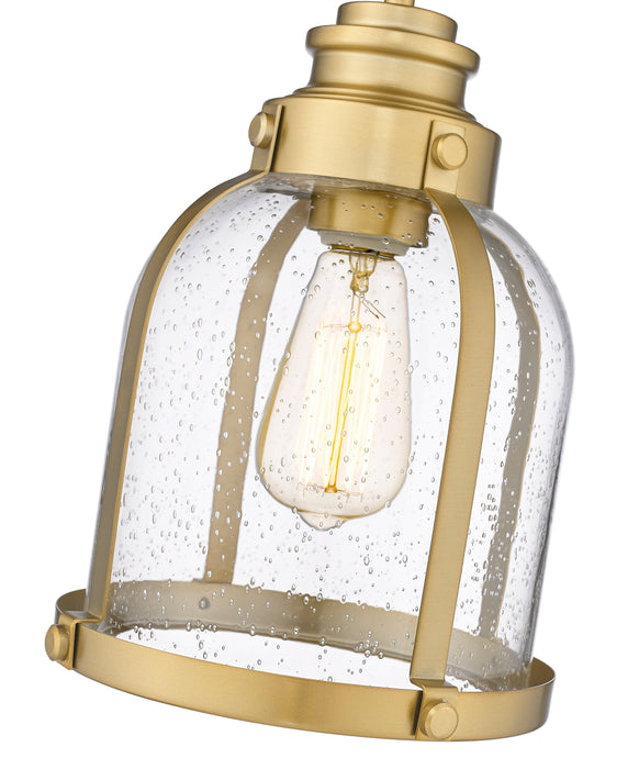 Pendant Z-Lite 337MP-HBR Heritage Brass Burren 1 Light Pendant Z-Lite