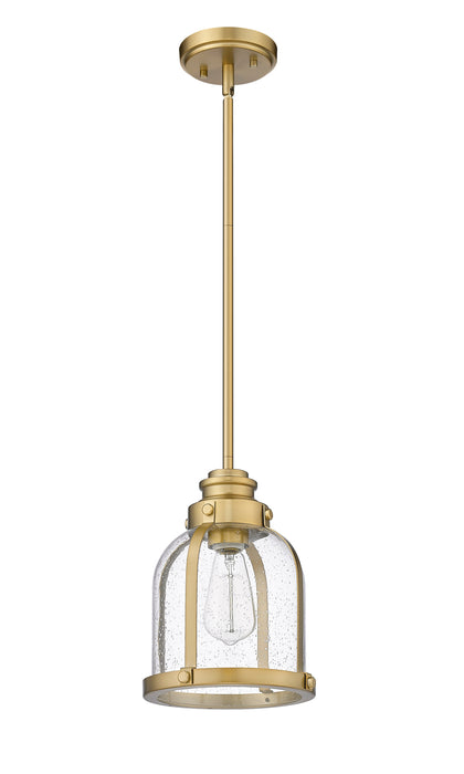Pendant Z-Lite 337MP-HBR Heritage Brass Burren 1 Light Pendant Z-Lite